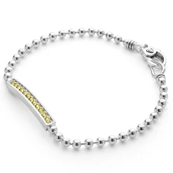 Yellow Sapphire Beaded Bracelet