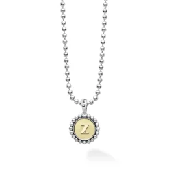 Z Initial Charm Necklace